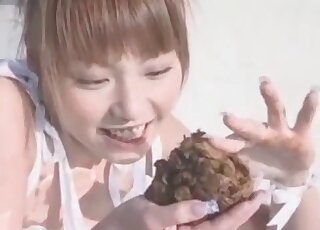 Korean model in a white dress looking really gorgeous