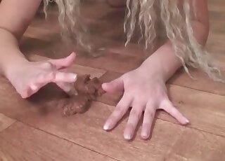 Smiling bitch is about to give you the hottest action