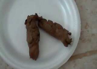 Housewife in the kitchen is ready to cook her poo