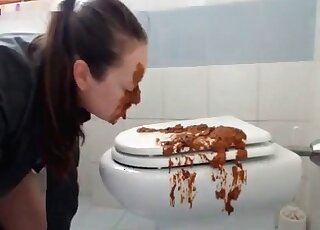 Why shit in the toilet when you can do it on top of it