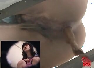 Hidden camera of one super nasty bitch XXX